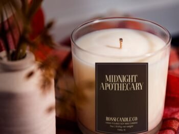 Midnight Apothecary Fall Scented Soy Wax candles hand-poured in Foley, Alabama